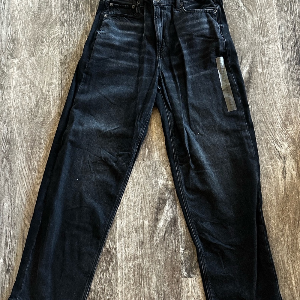 American Eagle Outfitters Black Straight Leg Jeans
